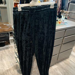 Velvet blue joggers